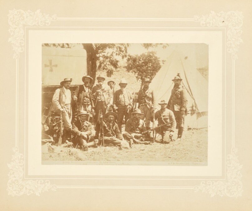Groep Boernen commandanten by Kliprivier