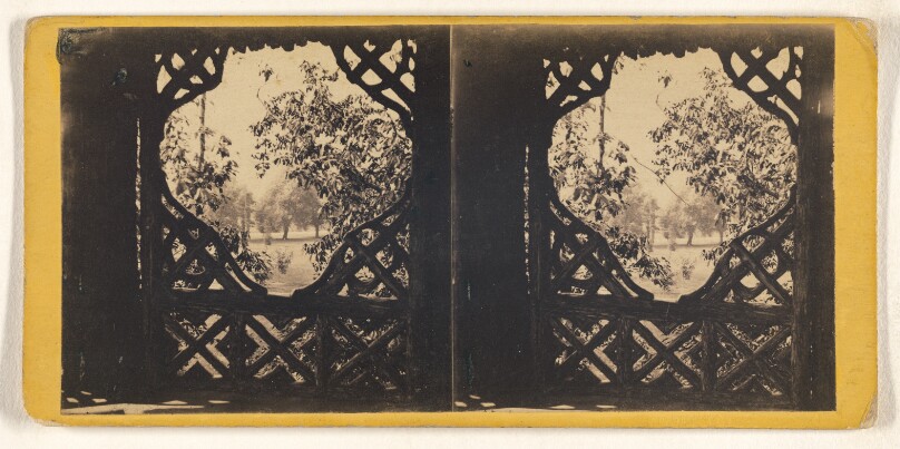 From inside the Summer House north of the Arsenal.