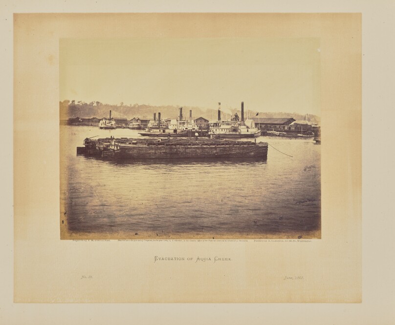 Evacuation of Aquia Creek