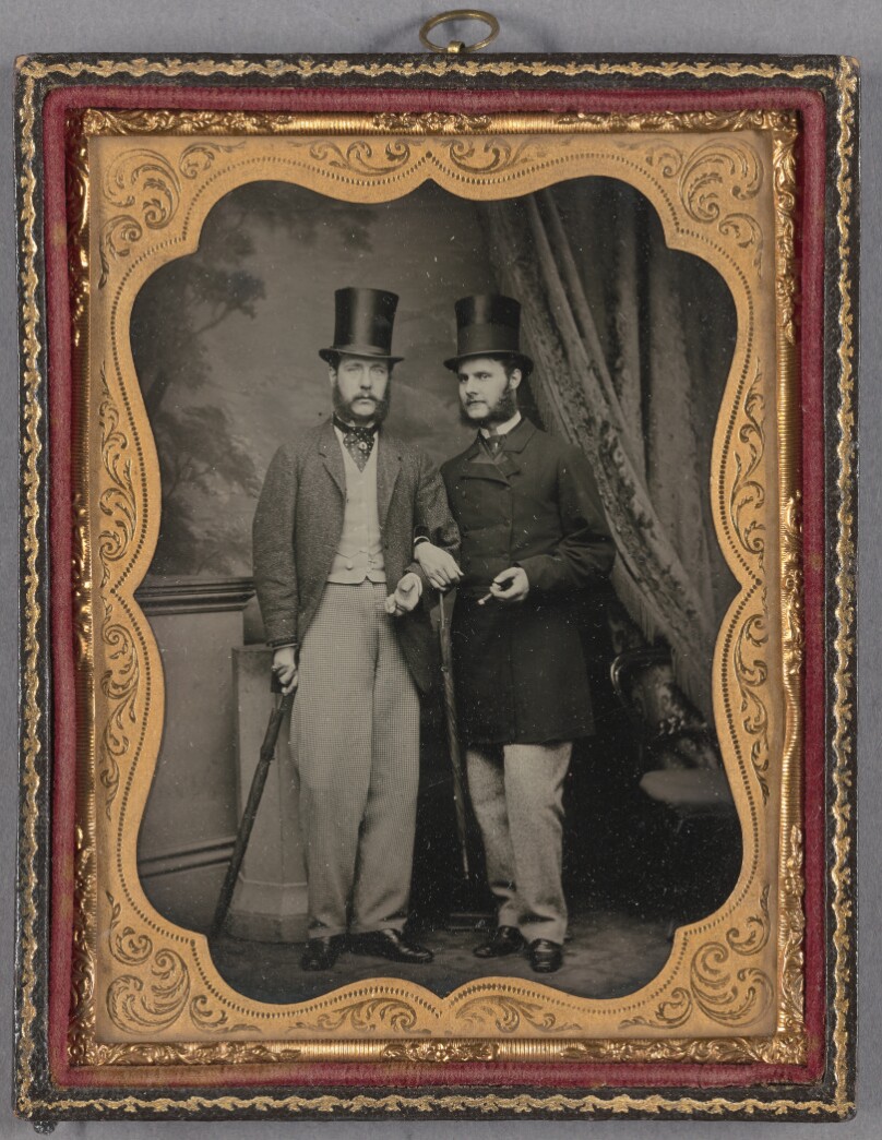 [Portrait of Two Unidentified Bearded Men]