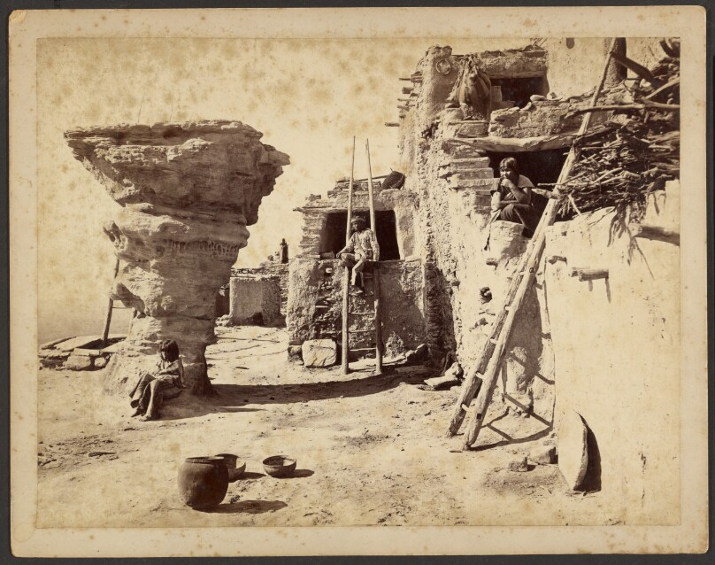 Dance Rock at Walpi Pueblo, Arizona