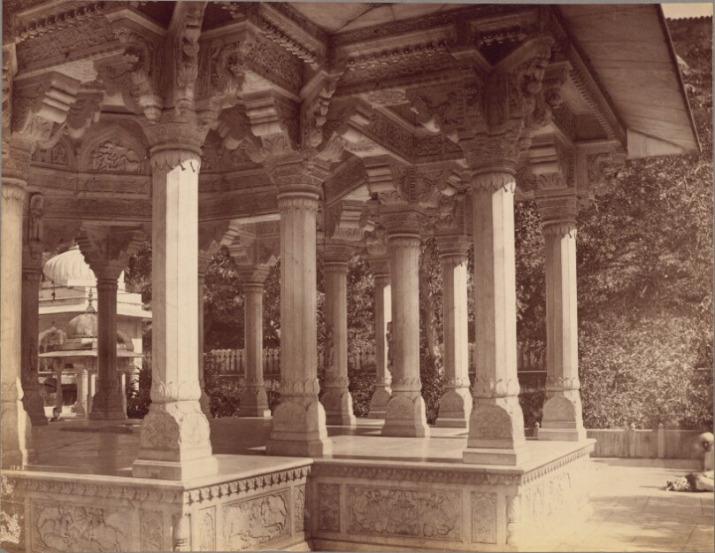 Details of Pillars in Cenotaph of Maharaja Sawai Jay Singh, Jeypur