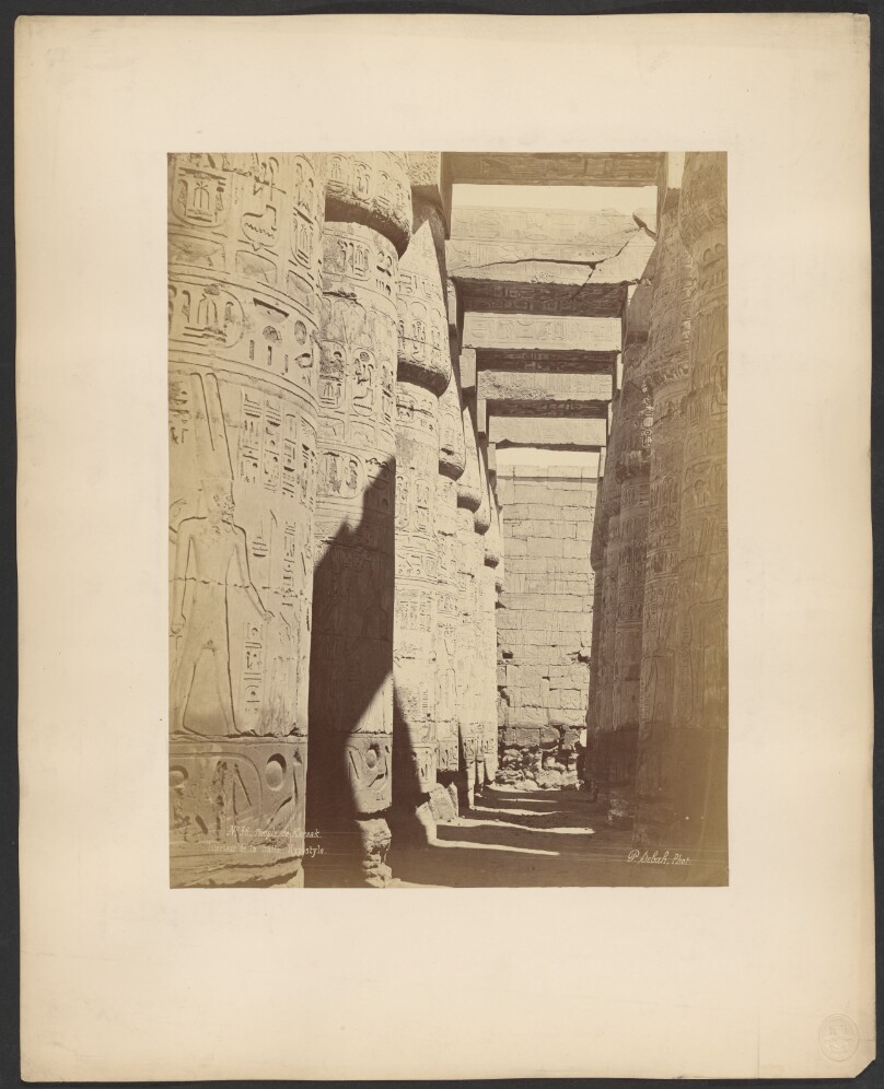 Temple de Karnak, Interieur de la Salle Hypostyle