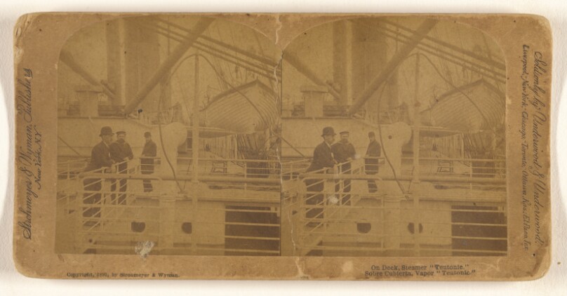 On Deck, Steamer, "Teutonic."