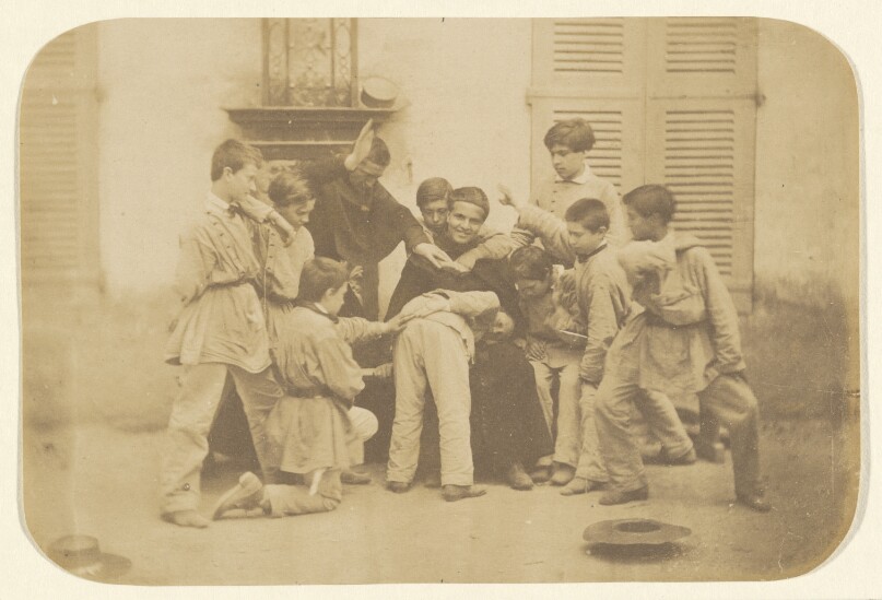 [Au College de l'Assomption, Nîmes: La Fessée (At the College of the Assumption, Nîmes: The Spanking)]