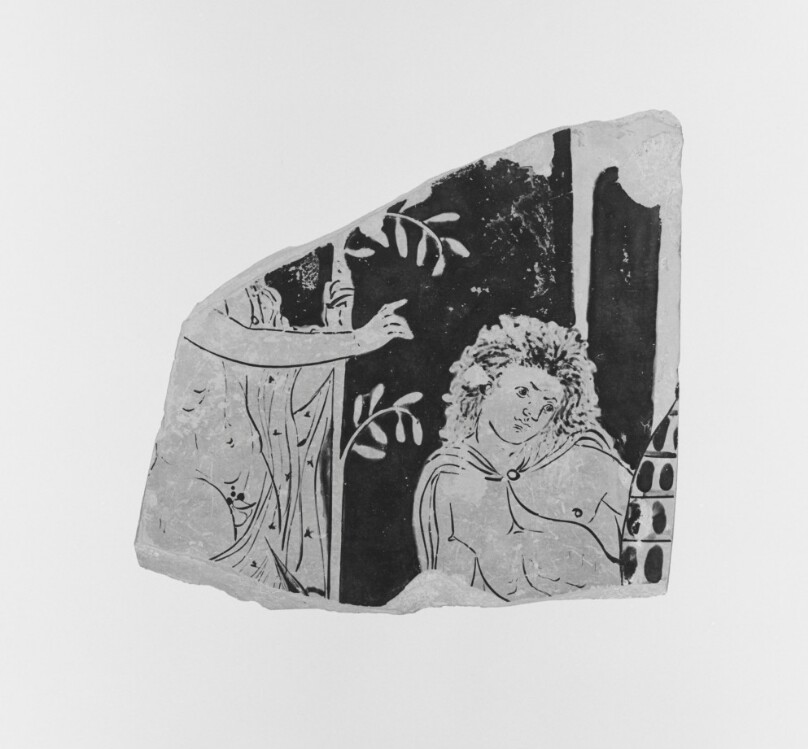 Apulian Red-Figure Bell Krater Fragment