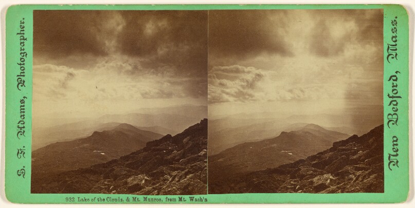 Lake of the Clouds, & Mt. Munroe, from Mt. Wash'n [N.H.]