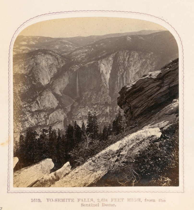 Yo-semite Falls, from the Sentinel Dome