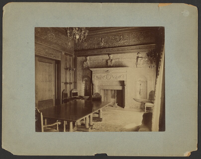 [Interior of dining room]