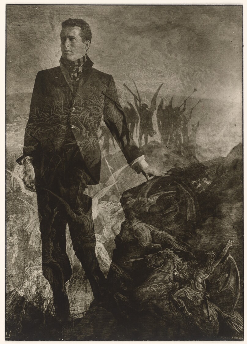Kenneth Anger, Topanga Canyon, Composite with Gustave Doré Engraving