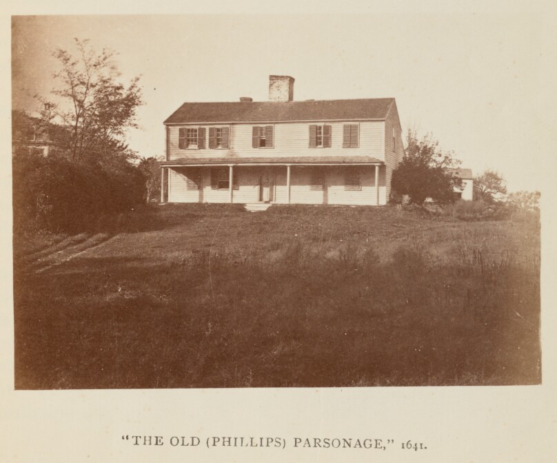 "The Old (Phillips) Parsonage," 1641