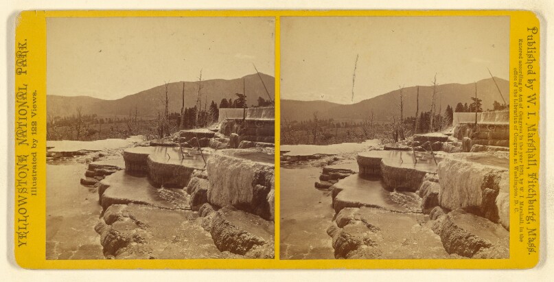 Diana's Baths. [Mammoth Hot Springs]