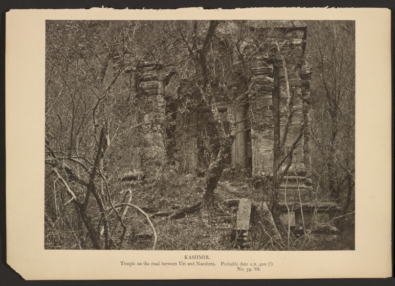Kashmir: Temple on the Road Between Uri and Naoshera