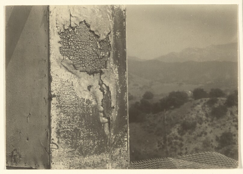 [Disintegrating Icebox and Landscape, Cornell, California]