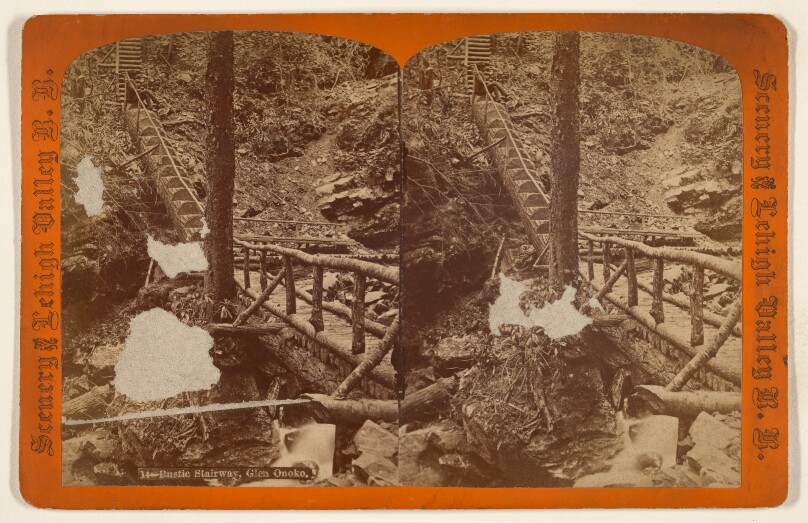 Rustic Stairway, Glen Onoko.