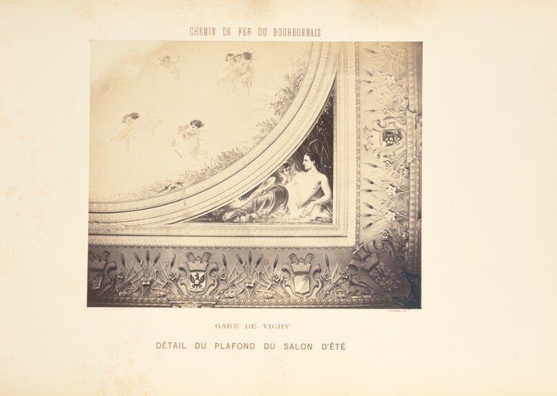 Gare de Vichy, Platfond du Salon d'Été