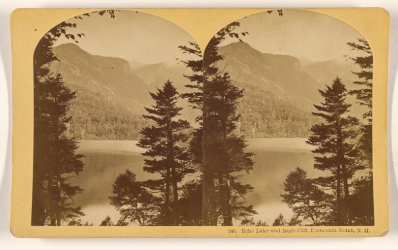 Echo Lake and Eagle Cliff, Franconia Notch, N.H.