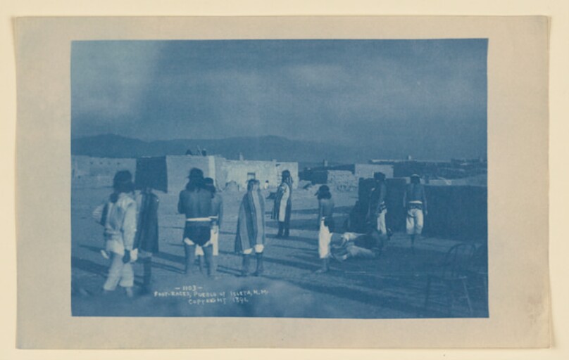 Foot-races, Pueblo of Isleta, N.M.