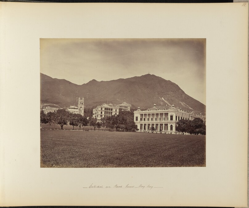 Cathedral and Parade Ground. Hong Kong