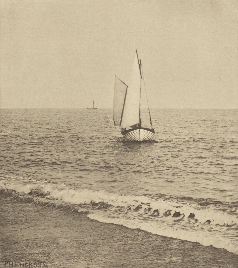 A Suffolk Shrimper "Coming Ashore"