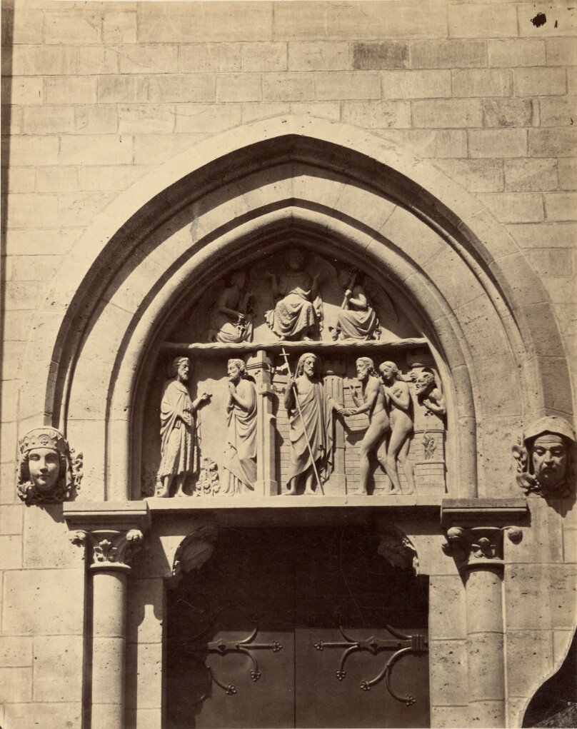 [Door of Saint-Jean-Baptiste de Belleville]