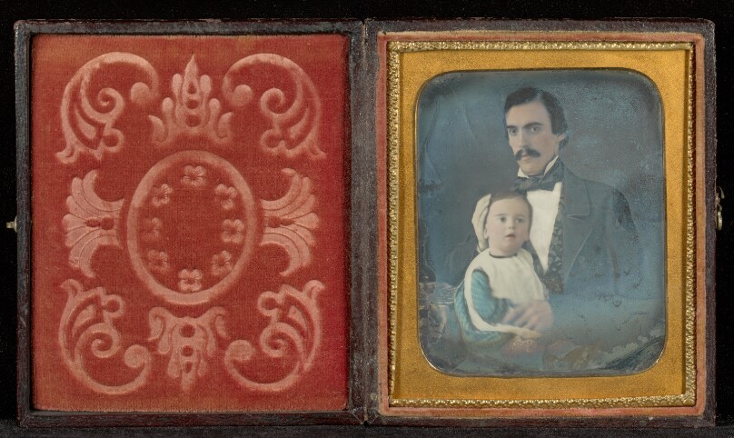 [Portrait of Man and Child]