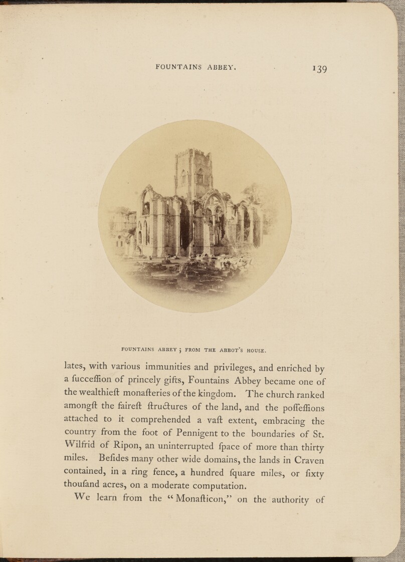 Fountains Abbey; from the Abbot's House