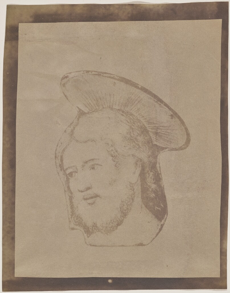 [The Head of Christ from a Painting on Glass]