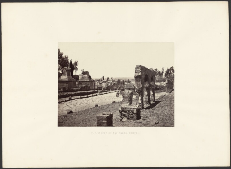 The street of the Tombs, Pompeii