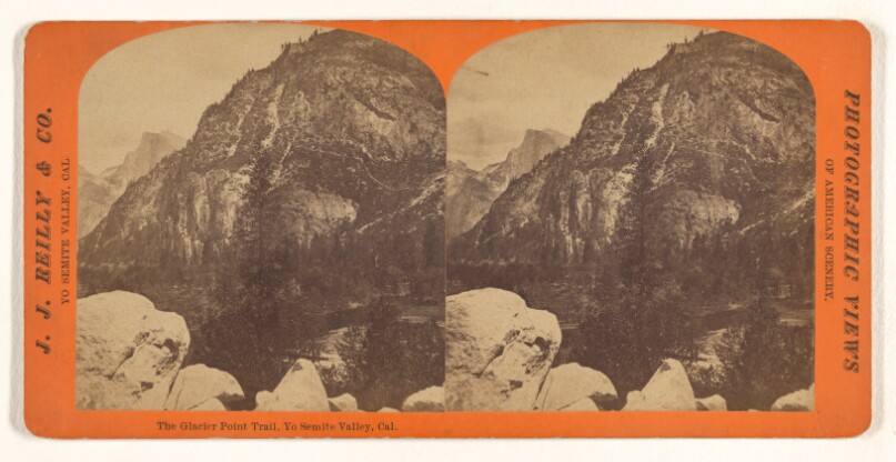 The Glacier Point Trail, Yo Semite Valley, Cal.