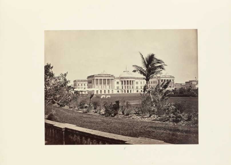 Calcutta; Government House, with the Garden