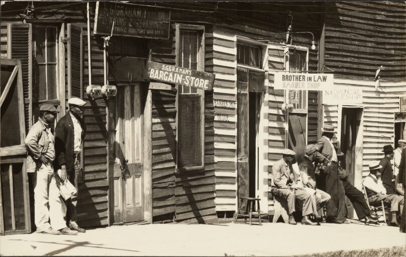 Mississippi Town Negro Street / Street Scene, Vicksburg, Mississppi