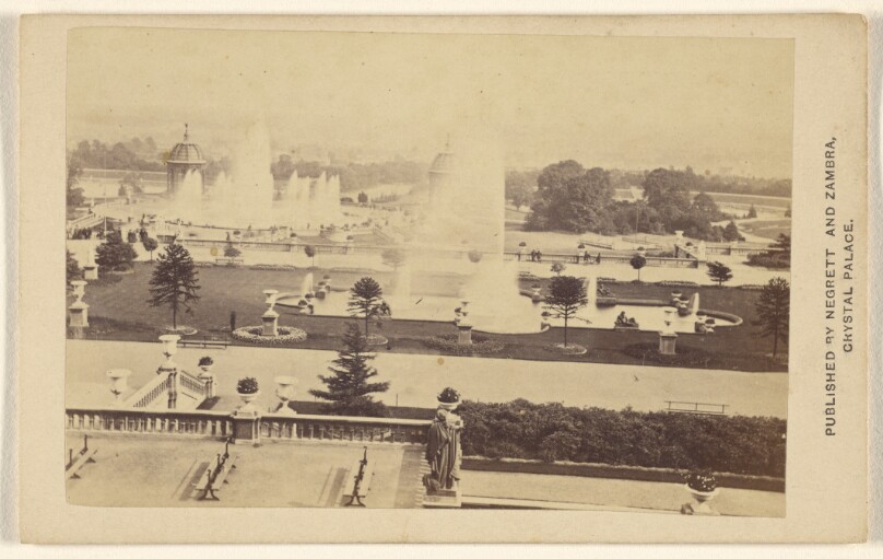 [View of the grounds of The Crystal Palace]
