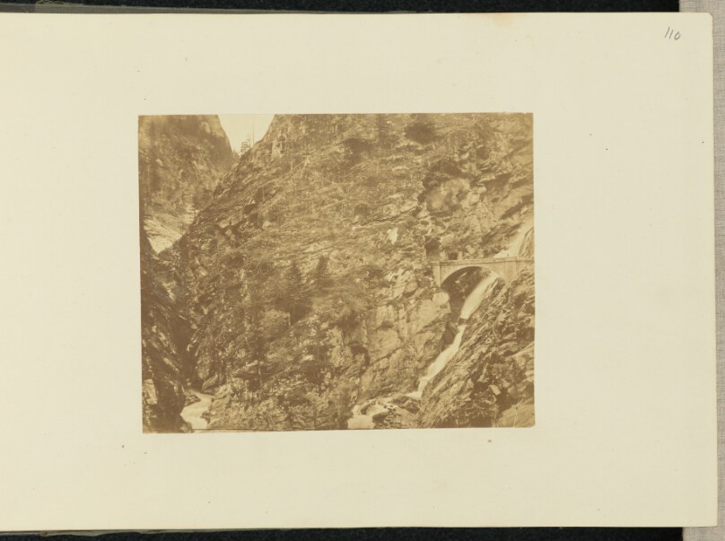 [Mountain and waterfall]