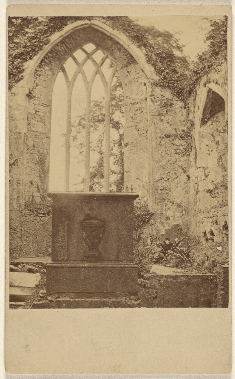 Muckross Abbey Ruins. The Chancel and Great East Window...