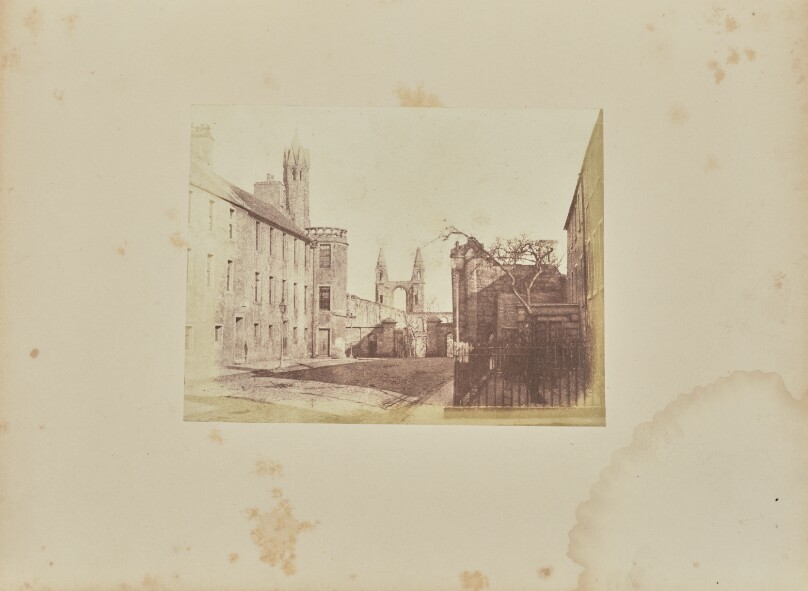 [South Street, the east end with the Roundel and the Cathedral ruins, St Andrews]