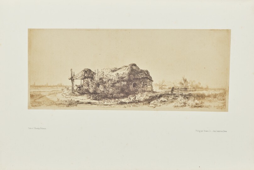 [Landscape with a cottage and haybarn: oblong]