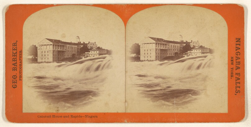 Cataract House and Rapids - Niagara