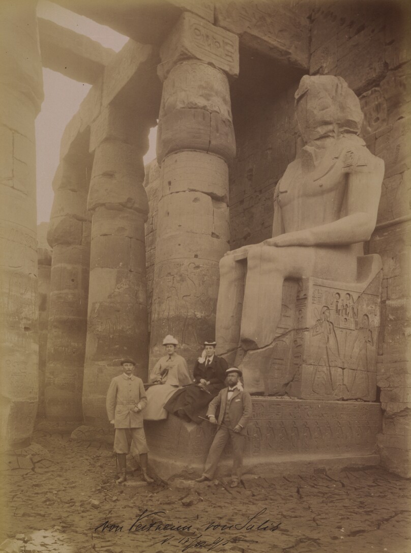 [Posed Group at Karnak]