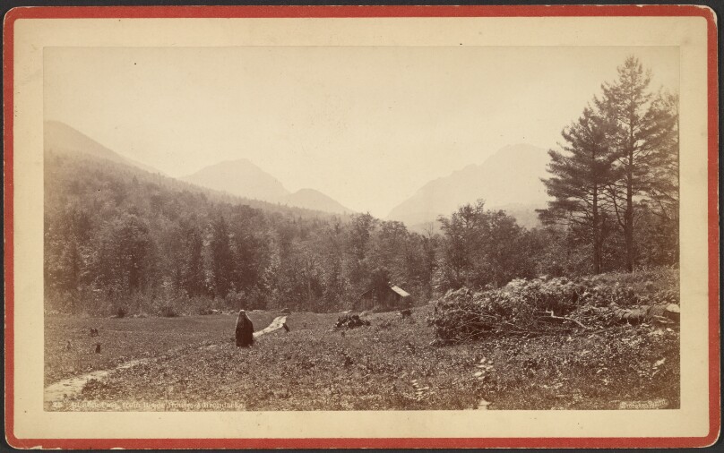 Ausable Pass, from Beede House, Adirondacks