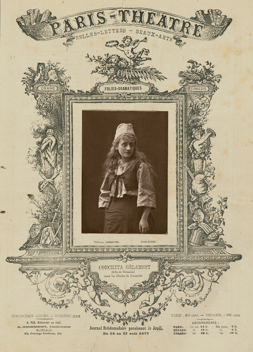 [Conchita Gilabert (Role de Germaine) dans Les Cloches de Corneville]