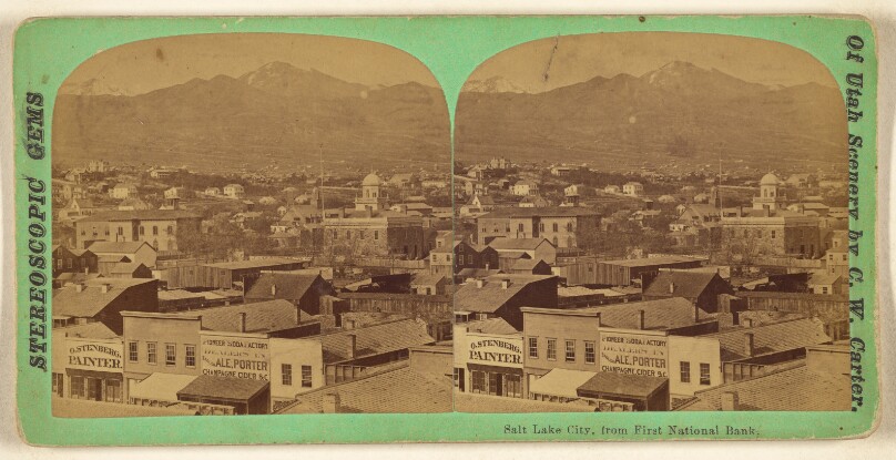 Salt Lake City, from First National Bank.