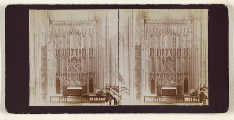 [Christchurch Priory. Reredos.]