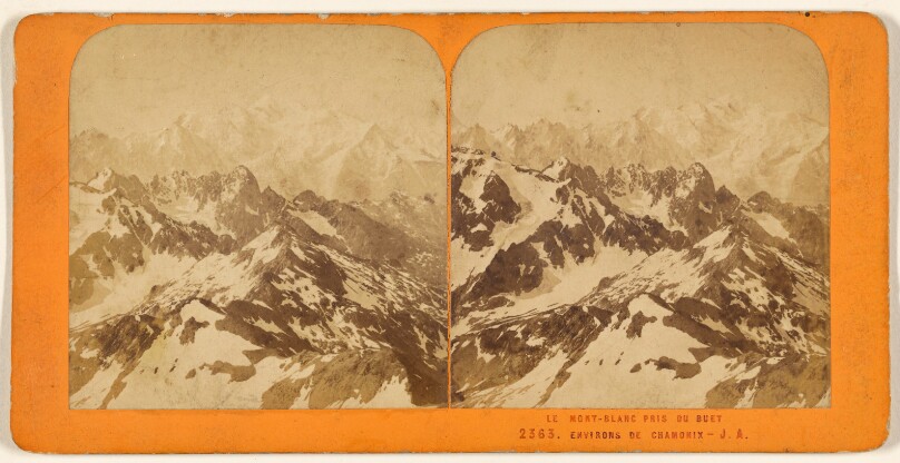 Le Mont-Blanc (aussi appelé Mont-Buet), environs de Chamonix