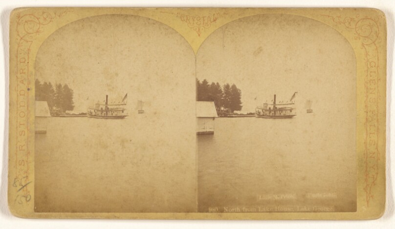 Lillie M. Price. Uncle John. North from Lake House, Lake George.