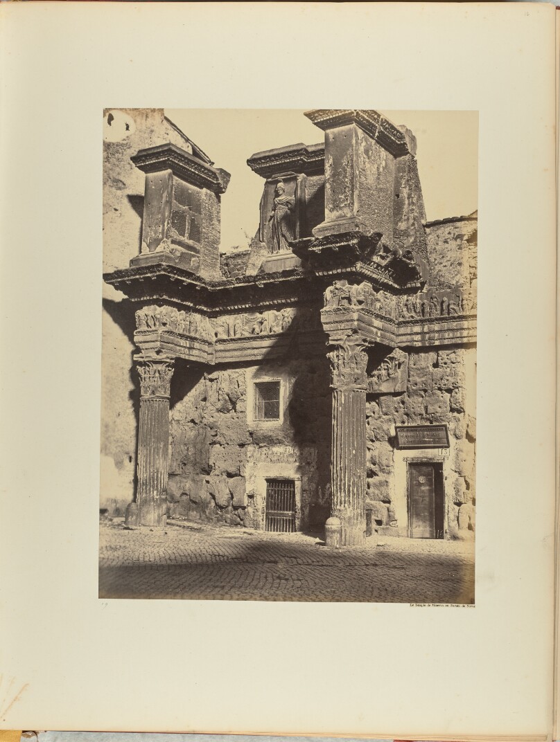 Le Temple de Minerva au Forum de Nerva