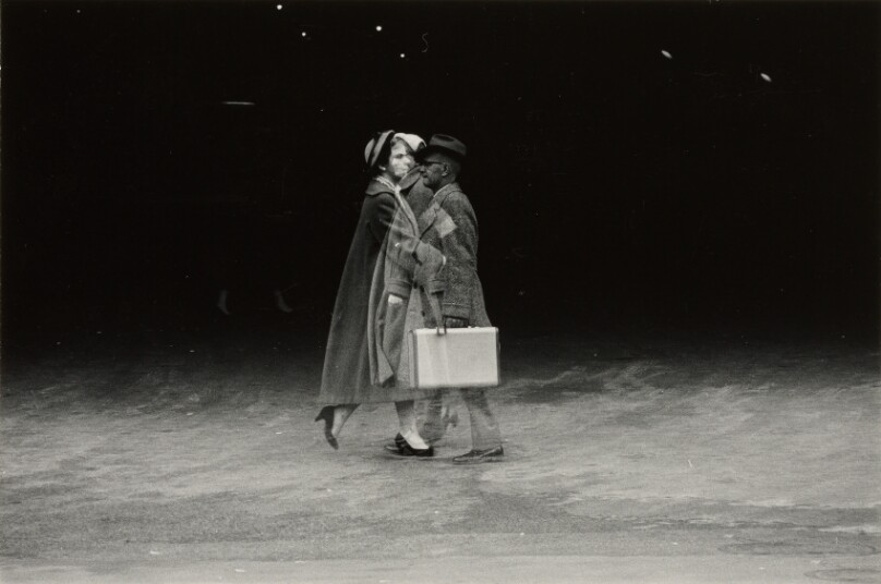 [Multiple exposure (people walking), Chicago]