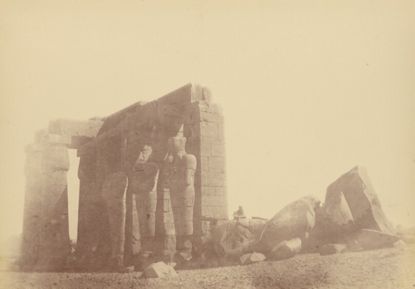 [Close View of the Colossus of the Ramasseum]