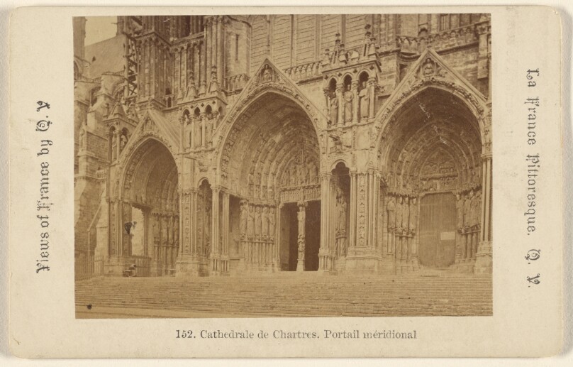 Cathedrale de Chartes. Portail meridional.