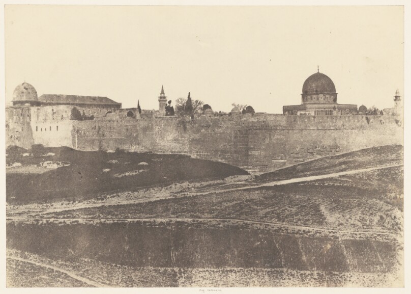 Jérusalem. Enceinte du Temple. Vue générale de la face Sud 2